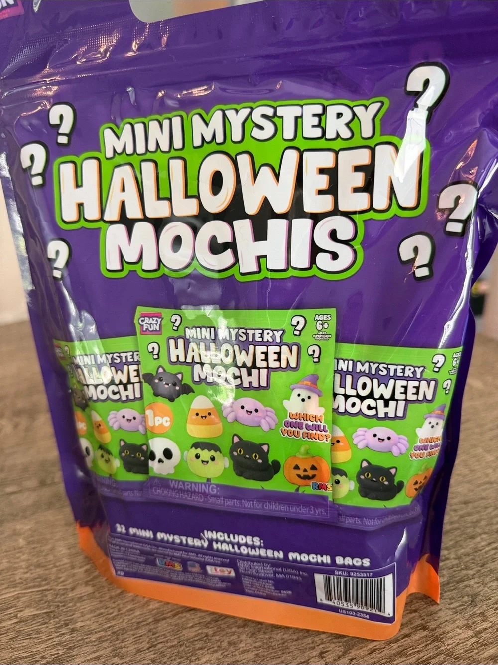 RMS Crazy Fun Mini Mystery Halloween Mochi Squishy Squeezy Set of 32 Five Below